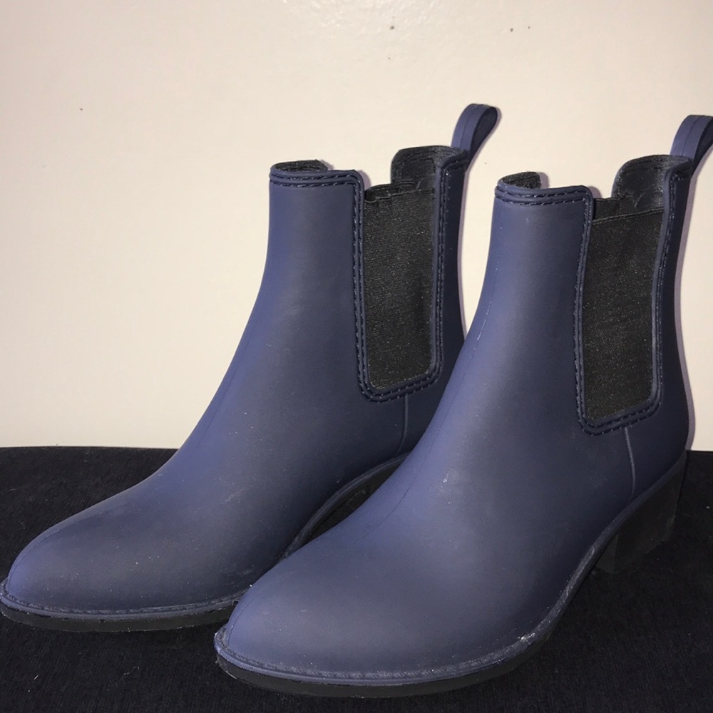 Women’s Navy Rain Boot by JEFFREY CAMPBELL